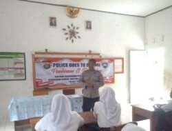 Satbinmas Polres Tulang Bawang Gelar Police Goes To School di SD Negeri 1 Warga Makmur Jaya, Ada 2 Materi Yang Disampaikan