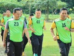 Polres Tulang Bawang Barat Gelar Tes Kesamaptaan Jasmani, Untuk menjaga Kebugaran Fisik Personel