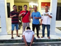 Dua Pelaku Curat Spesialis Bongkar Warung Ditangkap Polsek Penawartama