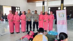 Polres Tulang Bawang Barat Gelar Donor Darah Dalam Rangka HUT Bhayangkara ke 79